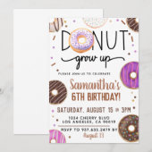 Invitation Anniversaire de l'élevage de Donut au c (Devant / Derrière)