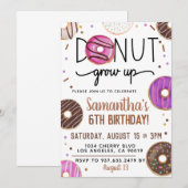 Invitation Anniversaire de l'élevage de Donut au c (Devant / Derrière)