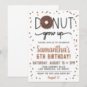 Invitation Anniversaire de l'élevage de Donut au c (Devant / Derrière)