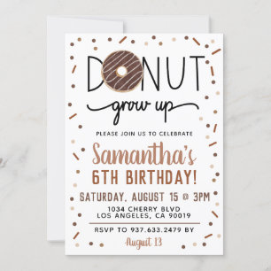 Invitation Anniversaire de l'élevage de Donut au c