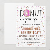 Invitation Anniversaire de l'élevage de Donut au c (Devant / Derrière)