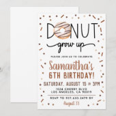 Invitation Anniversaire de l'élevage de Donut au c (Devant / Derrière)