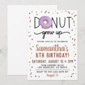 Invitation Anniversaire de l'élevage de Donut au c (Devant / Derrière)