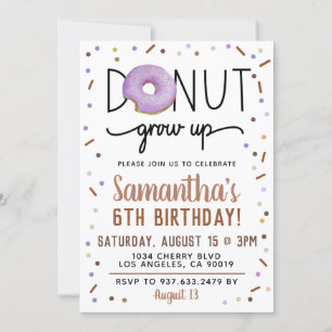 Invitation Anniversaire de l'élevage de Donut au c