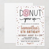 Invitation Anniversaire de l'élevage de Donut au c (Devant / Derrière)