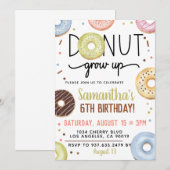 Invitation Anniversaire de l'élevage de Donut au c (Devant / Derrière)