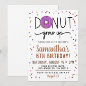 Invitation Anniversaire de l'élevage de Donut au c (Devant / Derrière)