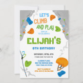 Invitation Anniversaire de l'Escalade rock (Devant)