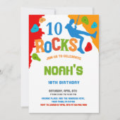 Invitation Anniversaire de l'Escalade rock (Devant)