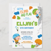 Invitation Anniversaire de l'Escalade rock (Devant)