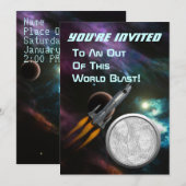 Invitation Anniversaire de l'espace (Devant / Derrière)
