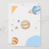 Invitation Anniversaire De L'Espace 1er Voyage Autour Du Sole (Dos)