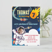 Invitation Anniversaire de l'espace astronaute (Debout devant)