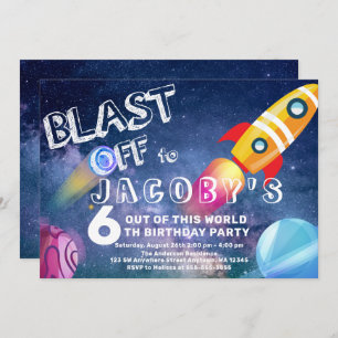 Invitation Anniversaire de l'espace Partie spatiale