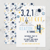 Invitation Anniversaire de l'explosion (Devant / Derrière)