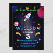 Invitation Anniversaire de l'explosion (Devant / Derrière)