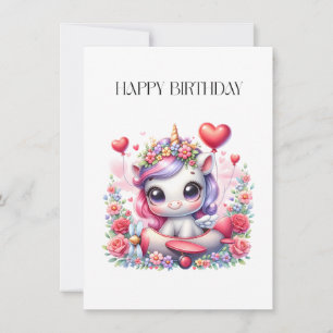 Invitation Anniversaire de Licorne Pilote