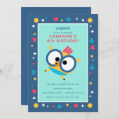 Invitation Anniversaire de Lingokids avec Billy (Devant / Derrière)