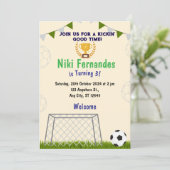 Invitation Anniversaire de l'invitation (Debout devant)