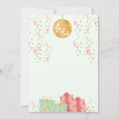 Invitation Anniversaire de l'invitation (Dos)