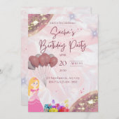 Invitation Anniversaire de l'invitation (Devant / Derrière)