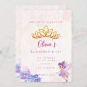 Invitation Anniversaire de l'invitation (Devant / Derrière)