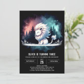 Invitation Anniversaire de Lion Whimsy (Debout devant)
