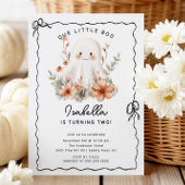 Invitation Anniversaire de Little Boo Ghost