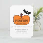 Invitation Anniversaire de Little Citrouille Fall (Debout devant)