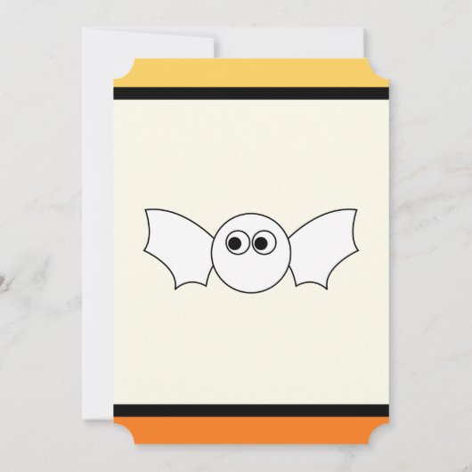 Invitation Anniversaire de Little Citrouille Fall (Dos)