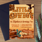 Invitation Anniversaire de Little Cowboy