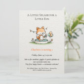 Invitation Anniversaire de Little Fox Pool (Debout devant)
