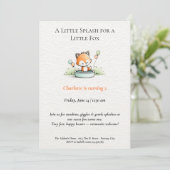 Invitation Anniversaire de Little Fox Pool (Debout devant)