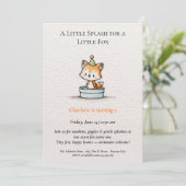 Invitation Anniversaire de Little Fox Pool (Debout devant)