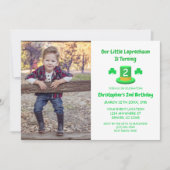 Invitation Anniversaire de Little Leprechaun (Devant)