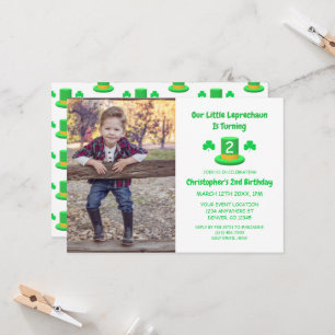 Invitation Anniversaire de Little Leprechaun