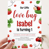 Invitation Anniversaire de Little Love Bug