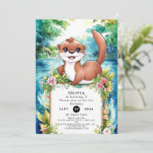 Invitation Anniversaire de Little Otter (Debout devant)
