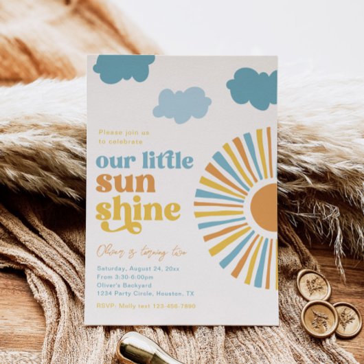 Invitation Anniversaire de Little Sunshine