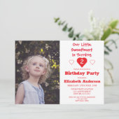 Invitation Anniversaire de Little Sweethee (Debout devant)