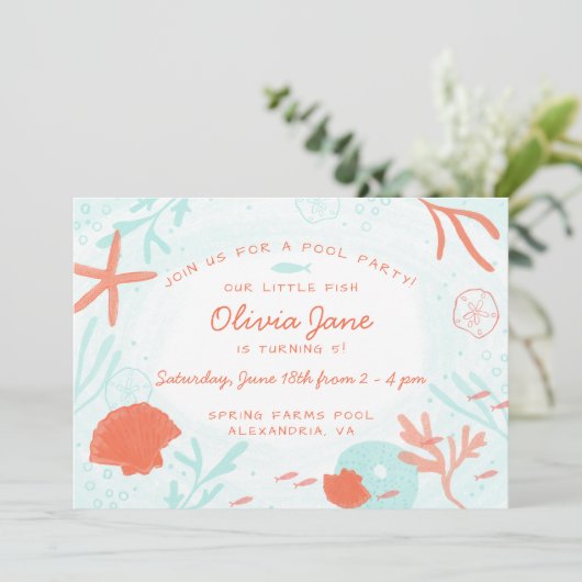 Invitation Anniversaire de l'océan (Debout devant)