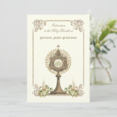 Invitation Anniversaire de l'Ordination catholique (Debout devant)