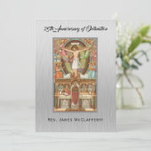 Invitation Anniversaire de l'ordination d'un prêtr (Debout devant)