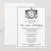 Invitation Anniversaire de l'ordre du prêtre catholique (Devant / Derrière)