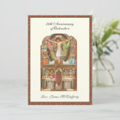 Invitation Anniversaire de l'ordre du prêtre Première messe (Debout devant)