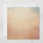 Invitation Anniversaire de l'Ours en peluche Vintage (Dos)