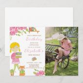 Invitation Anniversaire De Lover Girl Avec Photo (Devant / Derrière)