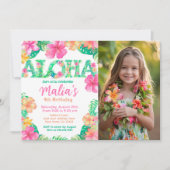 Invitation Anniversaire de Luau (Devant)