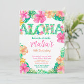 Invitation Anniversaire de Luau (Debout devant)