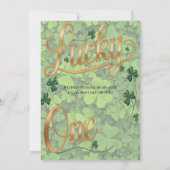 Invitation Anniversaire de Lucky One - 1 an (Dos)